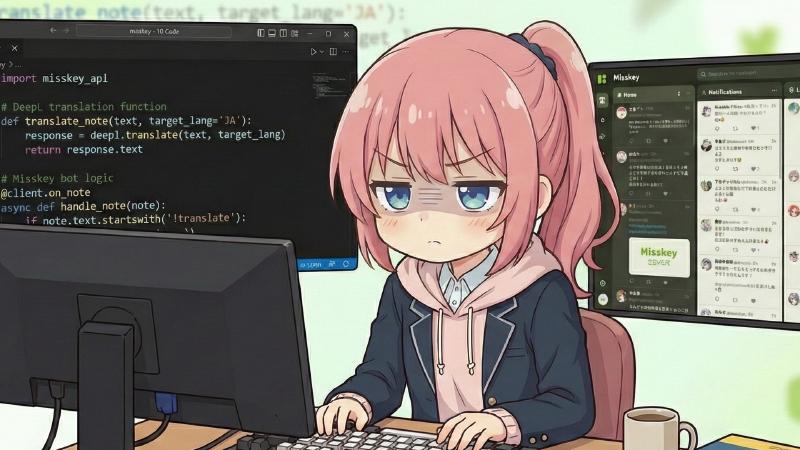 Featured image of post MisskeyのDeepL翻訳APIをいじって遊ぶ